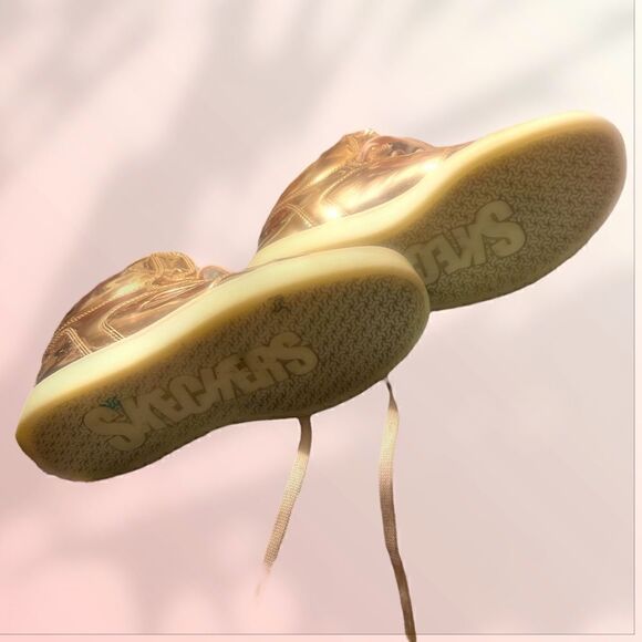 Sketchers Rose Gold Energy Lights Dance And Dazzle Girls Shoes size 5 - Picture 2 of 6